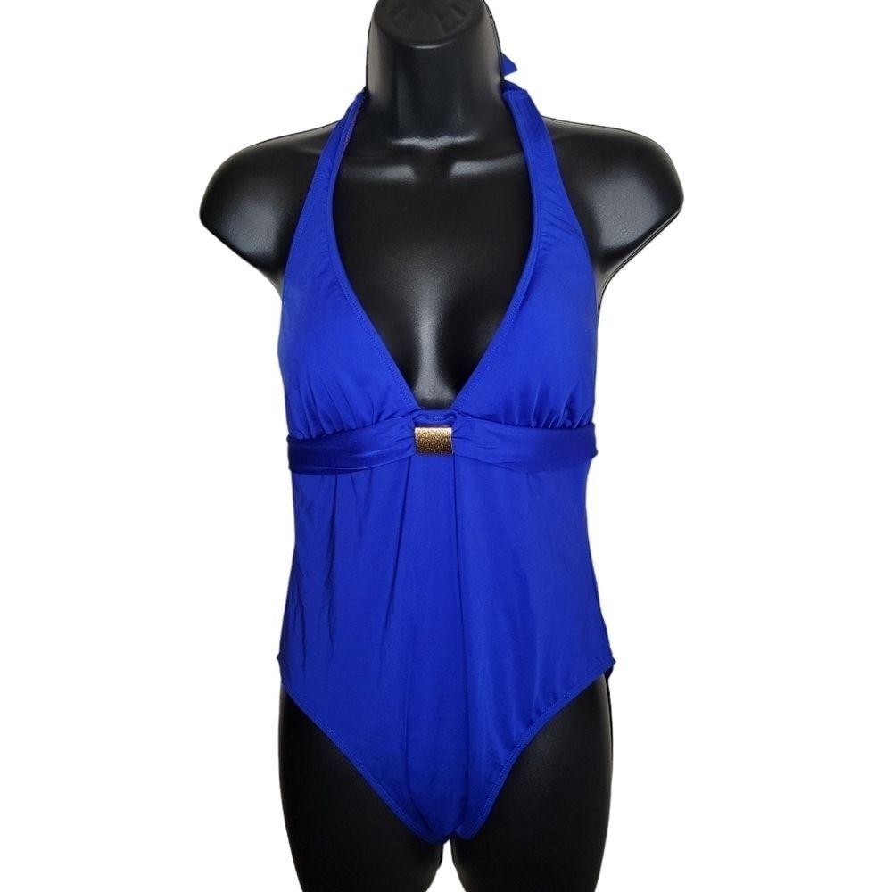 Cole of California Nwot one piece halter swimsuit Size Large